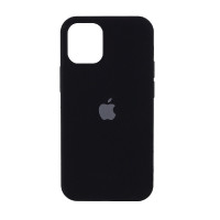 Силиконовая накладка Silicone Case Full для iPhone 13 Pro Max Black