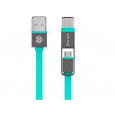 USB-кабель NILLKIN Plus Cable - 1M Green (Lightning/Micro USB)