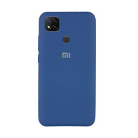Силиконовая накладка Soft Silicone Case для Xiaomi Redmi 9C Blue