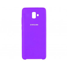 Силіконова накладка Silicone Case для Samsung J6 Plus 2018 J610 Violet