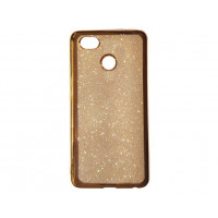 Силіконова накладка Huawei P8 Lite 2017 Remax Glitter Air Series Gold