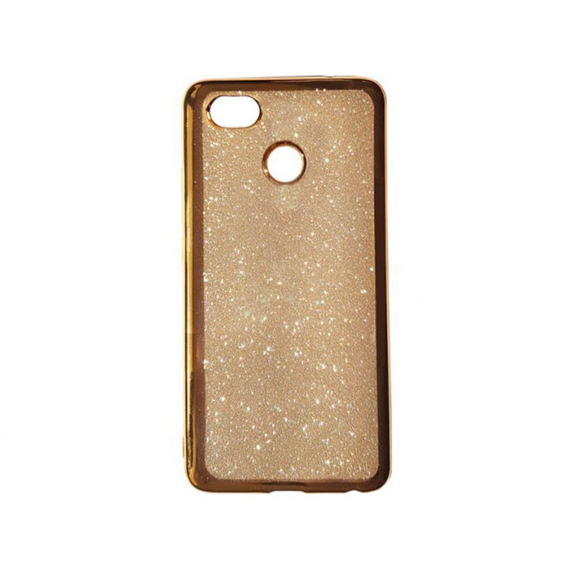 Силиконовая накладка Huawei P8 Lite 2017 Remax Glitter Air Series Gold