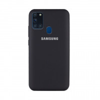 Силіконова накладка Silicone Case для Samsung A21s/A217 2020 Black