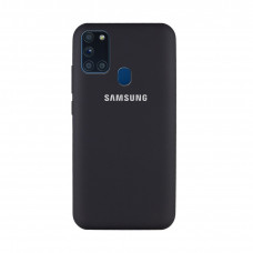 Силіконова накладка Silicone Case для Samsung A21s/A217 2020 Black