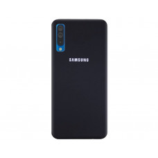 Силіконова накладка Silicone Case для Samsung A50/A50s/A30s 2019 Black