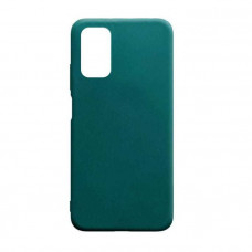 Силіконова накладка Silicone Case для Xiaomi Poco M3 Dark Green