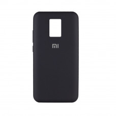 Силіконова накладка Silicone Case для Xiaomi Redmi Note 9 Pro/Note 9S Black