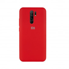 Силиконовая накладка Silicone Case для Xiaomi Redmi 9 Red