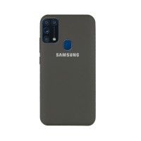 Силиконовая накладка Silicone Case для Samsung M31 2020 M315 Grey