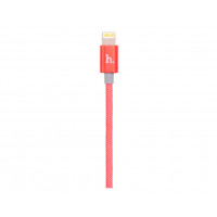 USB-кабель HOCO UPL09 Metal Carbon Lightning Red