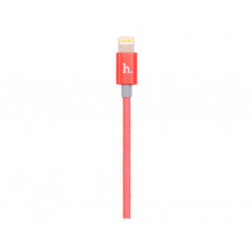 USB-кабель HOCO UPL09 Metal Carbon Lightning Red