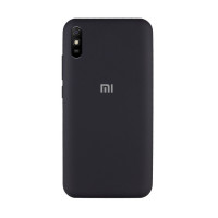 Силиконовая накладка Silicone Case для Xiaomi Redmi 9A Black