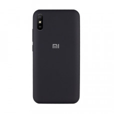 Силиконовая накладка Silicone Case для Xiaomi Redmi 9A Black