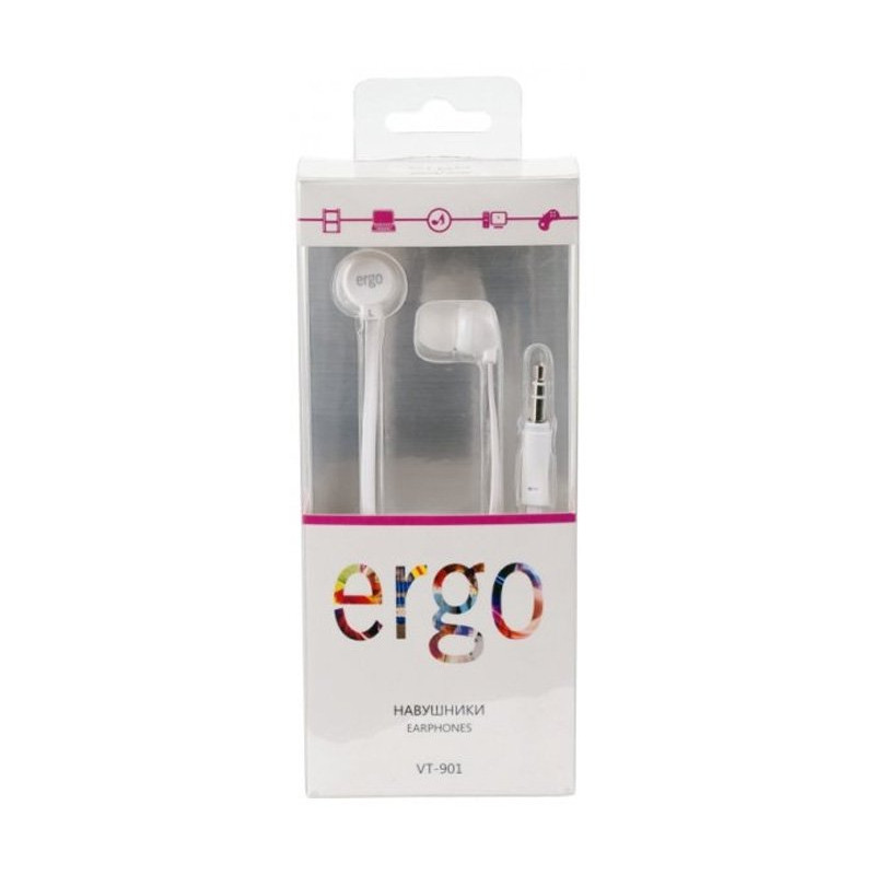Наушники ERGO VT-901 White