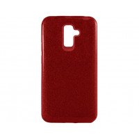 Силиконовая накладка Shine для Samsung J8 2018 J810 Red