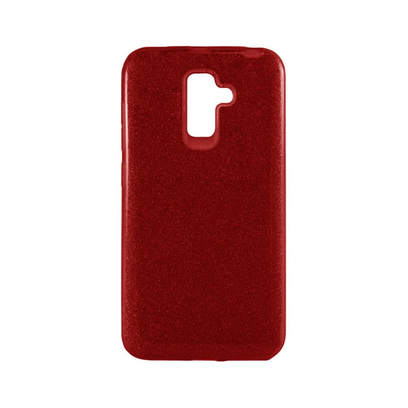 Силиконовая накладка Shine для Samsung J8 2018 J810 Red