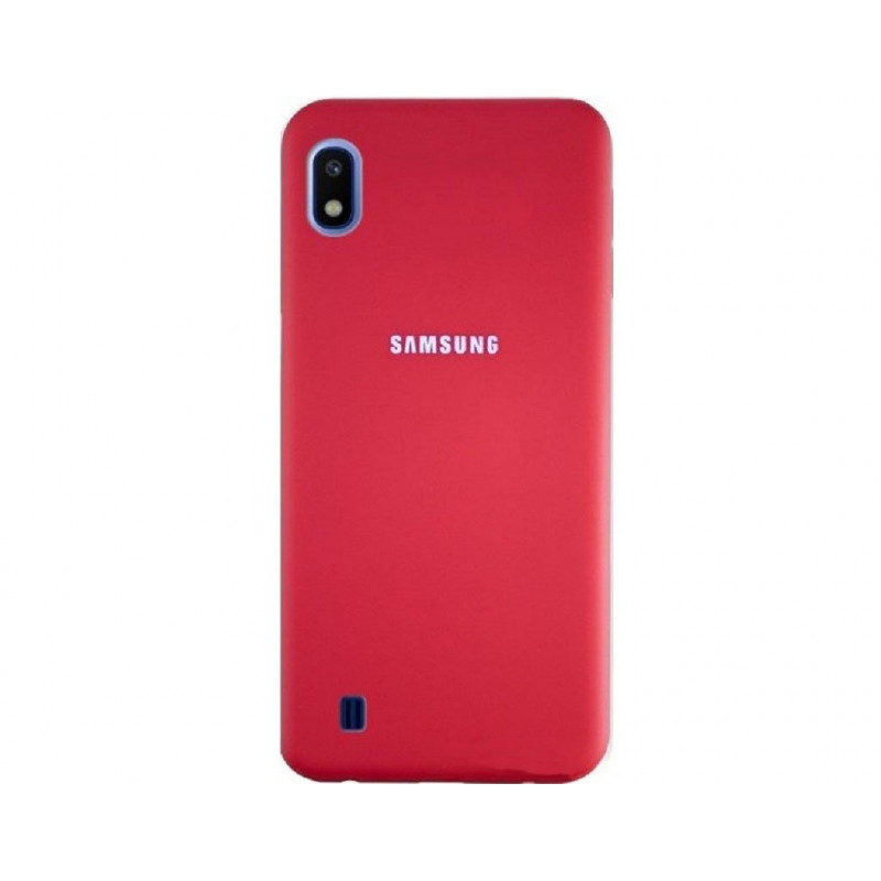 Силіконова накладка Silicone Case для Samsung A10 2019 A105 Red