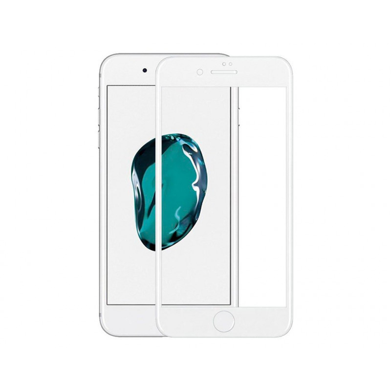 Защитное стекло iPhone 7 Plus 4D White