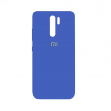 Силиконовая накладка Silicone Case для Xiaomi Redmi 9 Blue