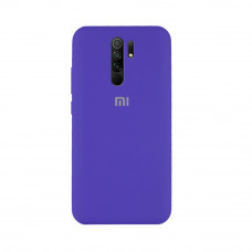 Силиконовая накладка Silicone Case для Xiaomi Redmi 9 Violet