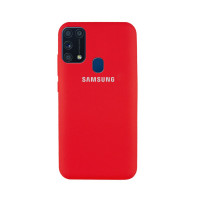 Силиконовая накладка Silicone Case для Samsung M31 2020 M315 Red
