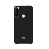 Силіконова накладка Silicone Case для Xiaomi Redmi Note 8 Black