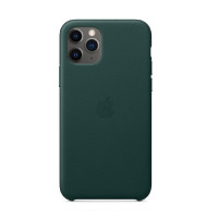 Силиконовая накладка Lambskin Leather для iPhone 12 Pro Max Green