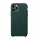 Силіконова накладка Lambskin Leather для iPhone 12 Pro Max Green