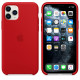 Силіконова накладка Silicone Case для iPhone 11 Pro Max Red