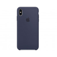 Силіконова накладка Silicone Case для iPhone XS Max Dark blue