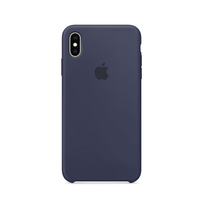 Силіконова накладка Silicone Case для iPhone XS Max Dark blue