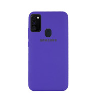Силиконовая накладка Silicone Case для Samsung M21 2020 M215 Violet
