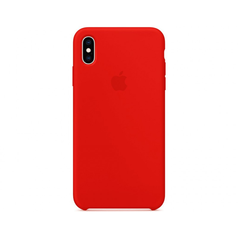 Силіконова накладка для iPhone X/XS Silicone Case Candy Red