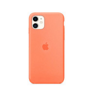 Силиконовая накладка Silicone Case для iPhone 11 Papaya