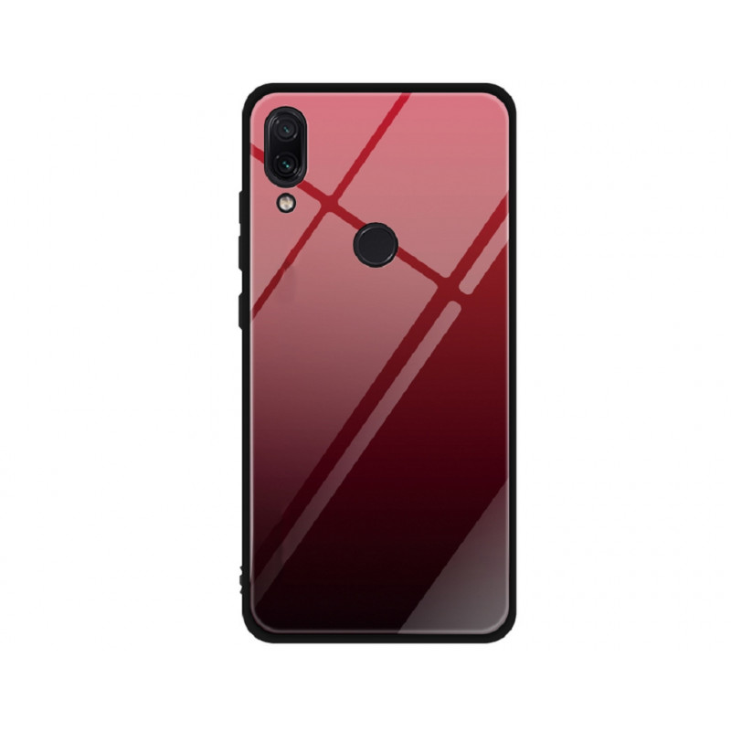 Силіконова накладка Gradient Glass для Xiaomi Redmi 7 Red