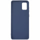 Силиконовая накладка Soft Touch для Samsung A31/A315 2020 Blue