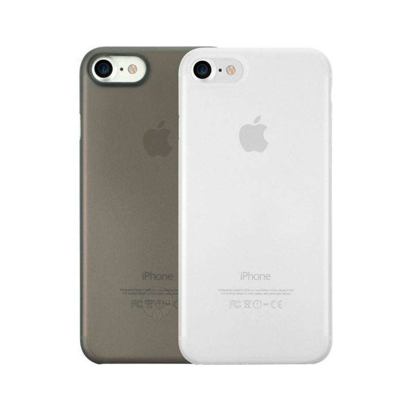 Комплект чехлов O!coat 0.3 Jelly 2 in 1 Case For iPhone 7/8 Clear and Black (OC720CK)