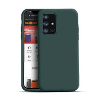 Силиконовая накладка Soft Silicone Case для Xiaomi Redmi Note 10 Pro Dark Green