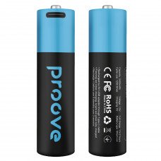 Аккумуляторные батарейки Proove Compact Energy AA 2 pcs Black (RBCE26010008)