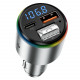 Автомобильное зарядное устройство Proove FM Launcher Power Drive 30W (PD+QC3.0) Type-C+USB+AUX Silver (FMPD30110006)