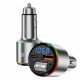 Автомобильное зарядное устройство Proove FM Launcher Power Drive 30W (PD+QC3.0) Type-C+USB+AUX Silver (FMPD30110006)