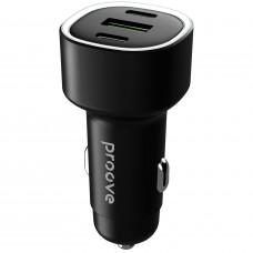 Автомобильное зарядное устройство Proove Flash 60W 2Type-C+USB Black (CCFL60111201)