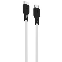 Кабель Proove Rebirth Type-C to Type-C 60W (1m) Black/White (CCRE60002202)