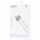Кабель Proove Dense Metal Type-C 2.4A (2m) White (CCDM20001222)