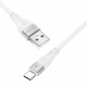 Кабель Proove Soft Silicone USB to Type-C 3A (1m) White (CCSO20001202)