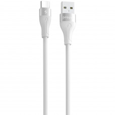 Кабель Proove Soft Silicone USB to Type-C 3A (2m) White (CCSO20001222)