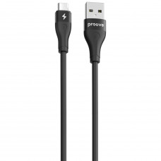 Кабель Proove Soft Silicone USB to Micro USB 2.4A (1m) Black (CCSO20001301)