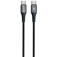 Кабель Proove WireX Type-C to Type-C 60W (1m) Black (CCWX60002201)