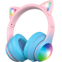 Беспроводные наушники Proove Kids LumiCat (APP) Blue/Pink (HPLC0001AP26)