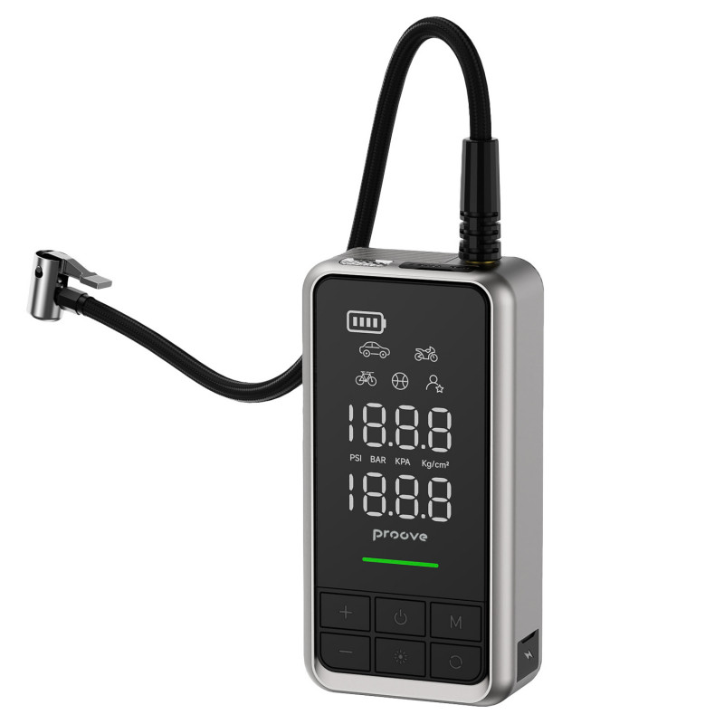 Пусковое устройство 2 в 1 + насос Proove Air Jump 10400mAh 1000A Gray (JSAP10400203)